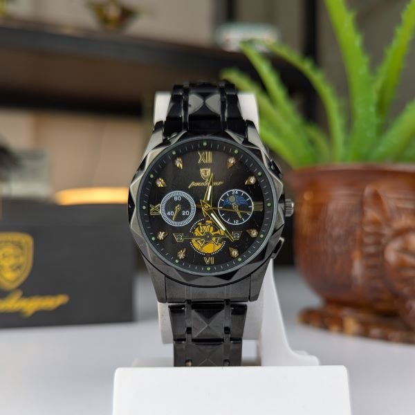 POEDAGAR Luxury Men's Watch Military Square Waterproof